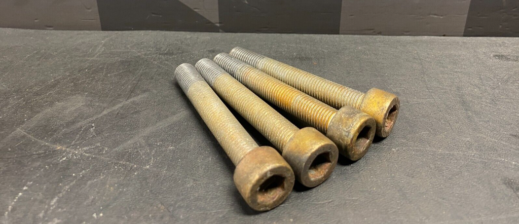 2004 PORSCHE 911 GT3 OEM FRONT BRAKE CALIPER BOLTS HARDWARE USED