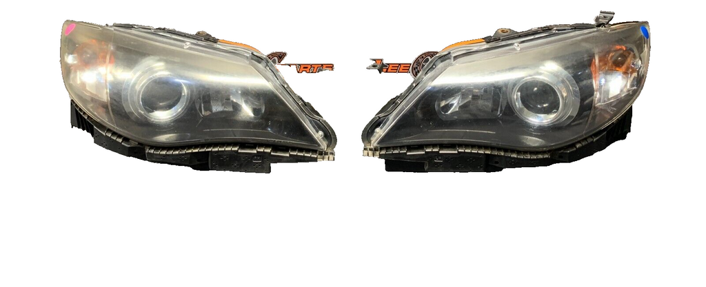 2008 SUBARU WRX STI HATCHBACK OEM HEADLIGHTS DRIVER PASSENGER PAIR