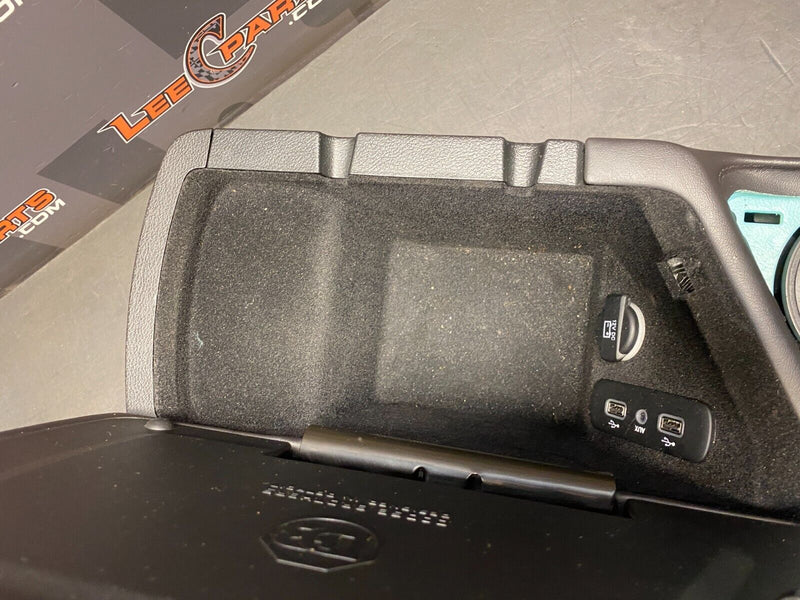2018 DODGE CHALLENGER HELLCAT OEM CENTER CONSOLE ASSEMBLY ARM REST USED