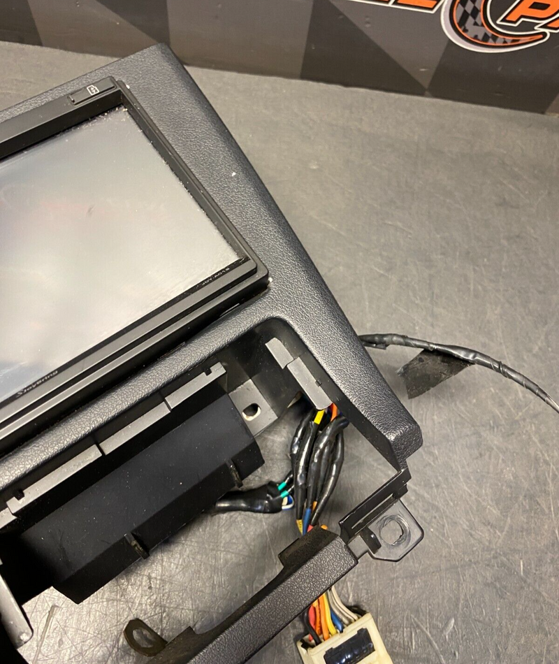 1998 NISSAN 240SX JOYBRING DOUBLE DIN HEAD UNIT WITH SURROUND USED *MODIFIED*