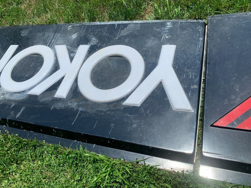 18FT X 4FT YOKOHAMA TIRE SHOP SIGN -HUGE! ULTRA RARE!- LOCAL PICK UP ONLY
