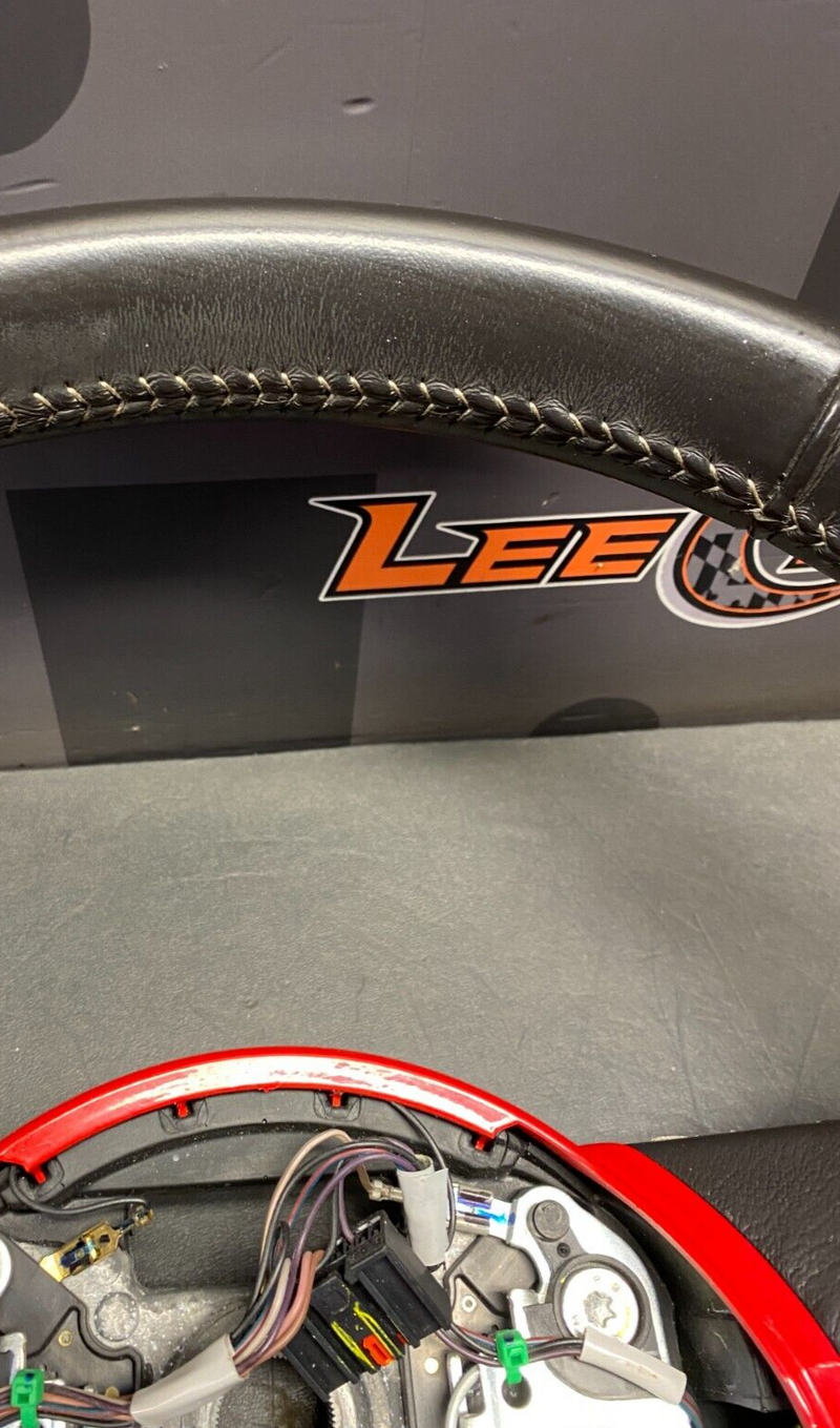 2011 CHEVROLET CAMARO SS OEM STEERING WHEEL RED PAINTED TRIM A/T USED