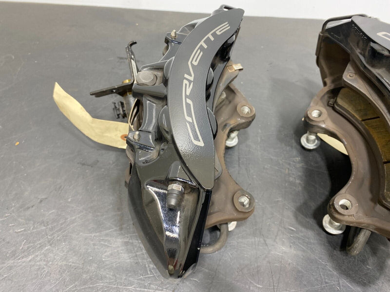 2015 CORVETTE C7 Z06 OEM FRONT BRAKE CALIPERS PAIR DRIVER PASSENGER BLACK USED