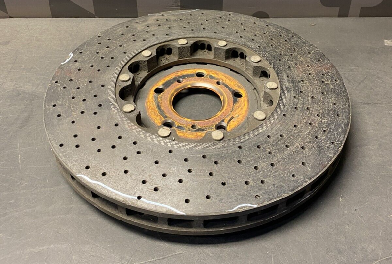 2009 CORVETTE C6 ZR1 OEM PASSENGER FRONT CARBON CERAMIC BRAKE ROTOR 5980KG USED