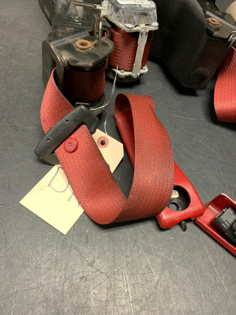 2008 CORVETTE C6 CONVERTIBLE OEM RED SEAT BELTS