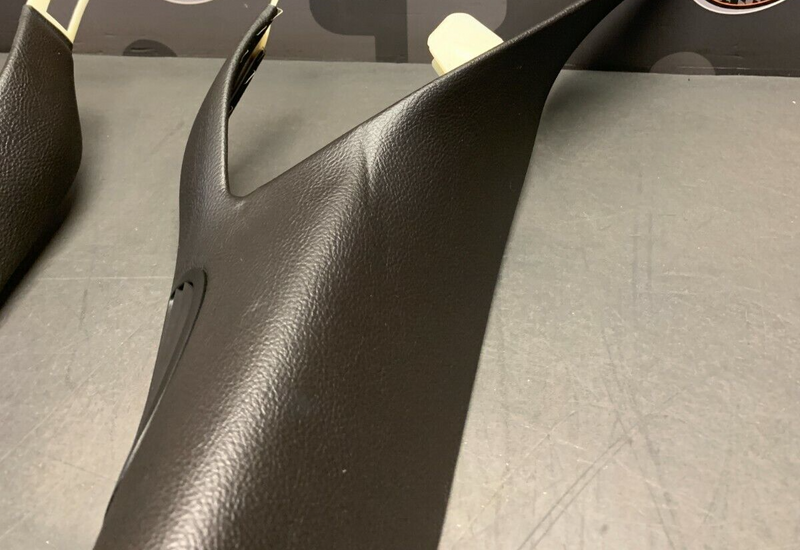 2010 CORVETTE C6 OEM DRIVER PASSENGER INTERIOR A PILLAR TRIM PANELS