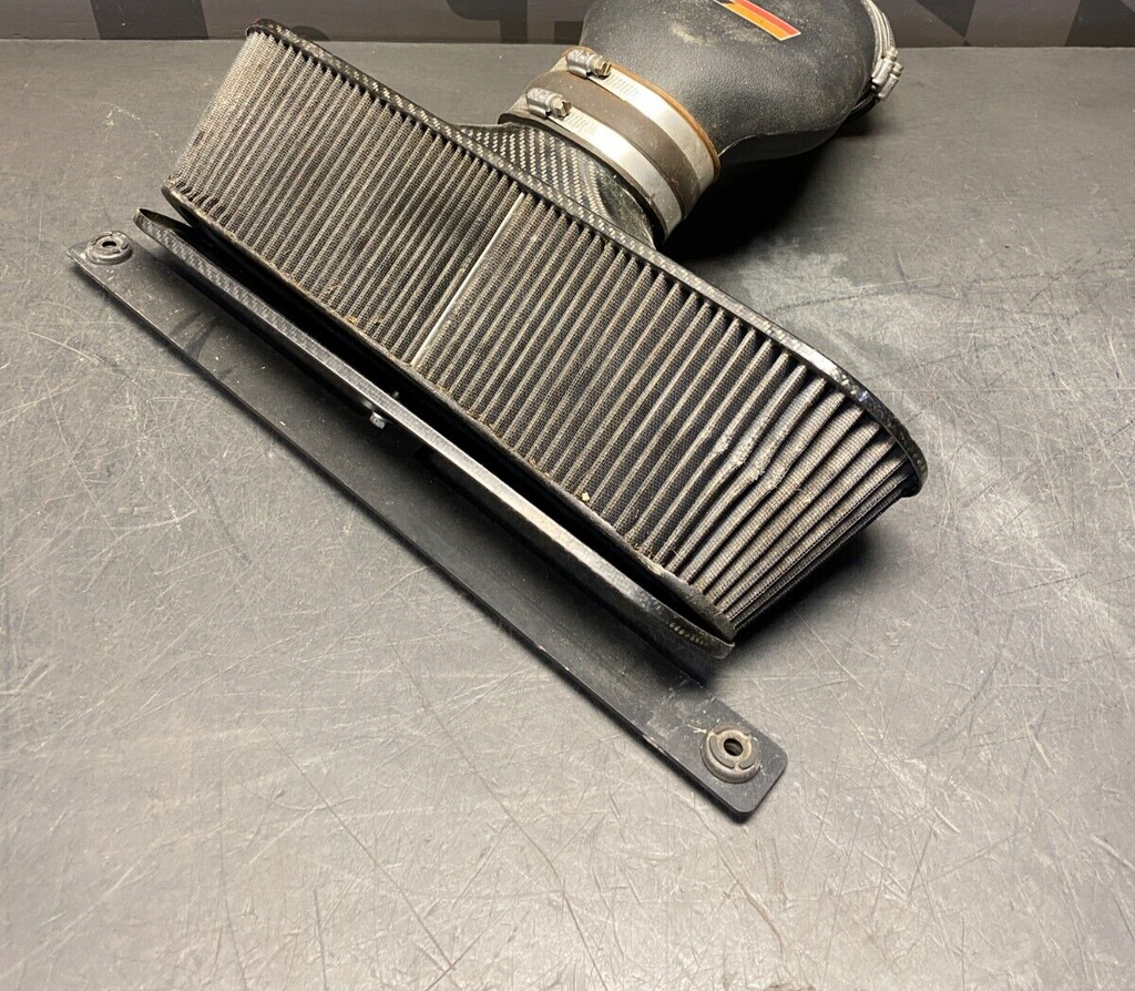 2005 CORVETTE C6 K&N COLD AIR INTAKE CARBON FIBER FILTER WITH BRIDGE PIPE USED