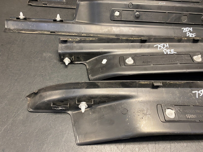 2015 CHEVROLET SS SEDAN OEM INTERIOR DOOR TRIM PANEL SILL COVER SET USED