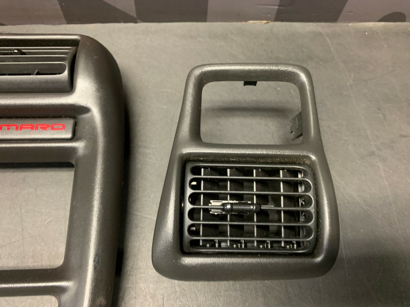 2001 CAMARO SS OEM RADIO BEZEL DASH TRIM VENT SET PANELS 27K
