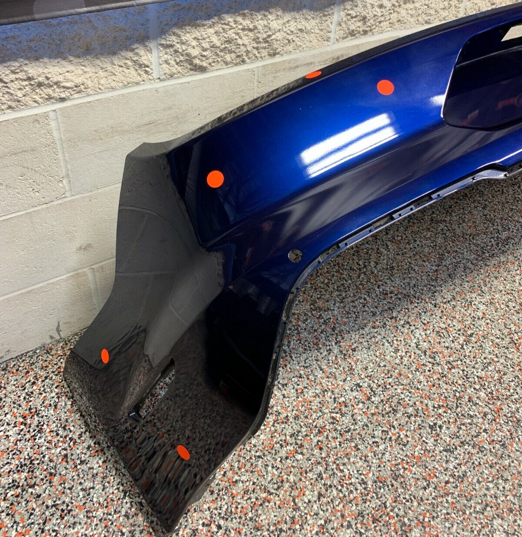 2019 FORD MUSTANG GT OEM REAR BUMPER COVER -READ, DAMAGED-