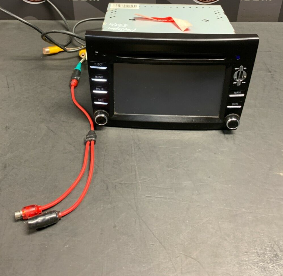 2006 PORSCHE CAYMAN S 987 OEM NAVIGATION RADIO STEREO HEAD UNIT -NOT WORKING-