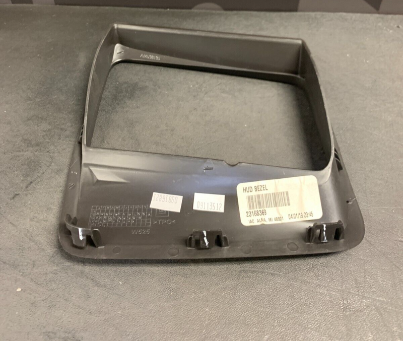 2019 CAMARO ZL1 1LE OEM HUD HEADS UP DISPLAY PROJECTOR BEZEL TRIM