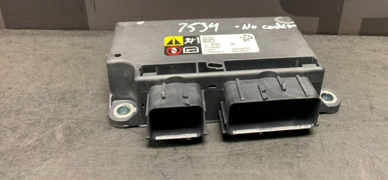 2019 CAMARO ZL1 1LE OEM SRS MODULE UNIT 13529159 -NO CODES-