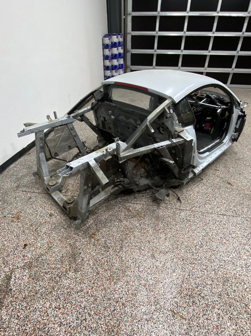 2012 AUDI R8 GT V10 OEM COUPE BARE CHASSIS REAR SECTION TO FIX USED **NO TITLE**