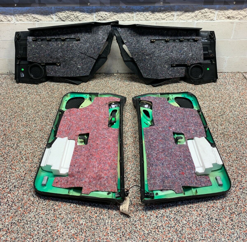 2006 PONTIAC GTO OEM BLACK FRONT REAR DOOR PANELS