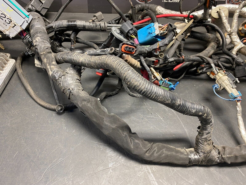 2008 CORVETTE C6 LS3 OEM ENGINE WIRING HARNESS A/T WITH ENGINE COMPUTER USED