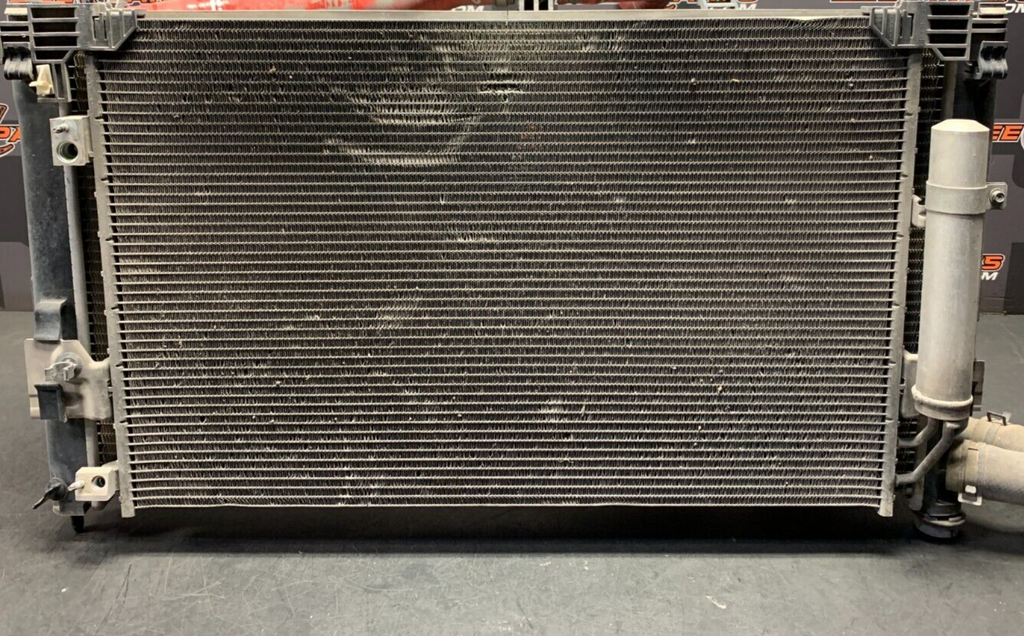 2008 EVOLUTION X EVO 10 MR OEM RADIATOR FAN AC CONSENSOR COMBO USED OEM