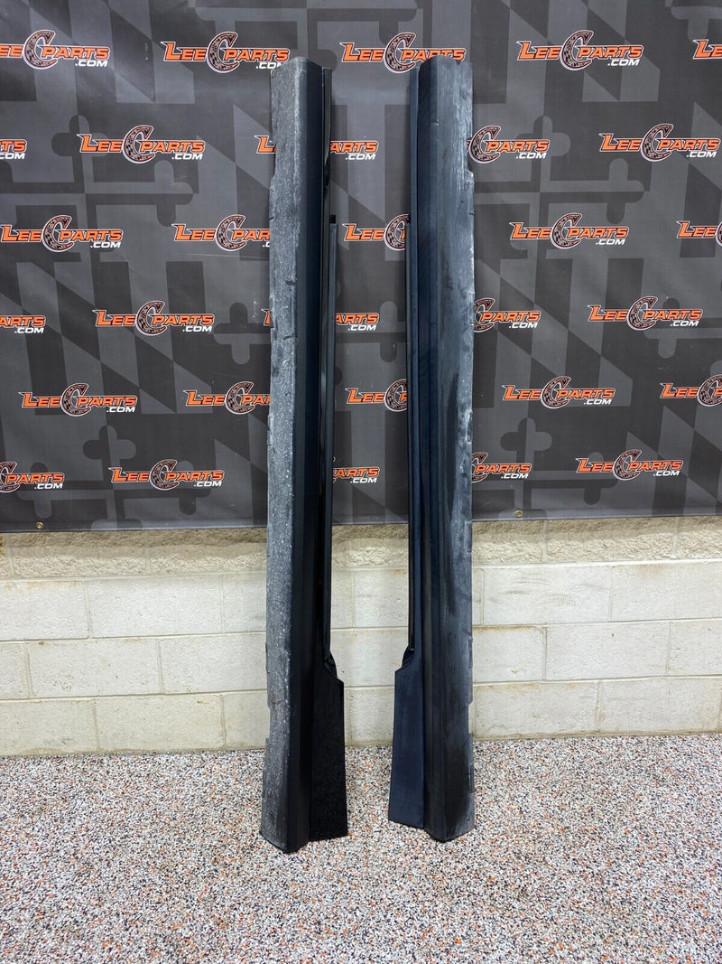 2014 CHEVROLET CAMARO ZL1 OEM SIDE SKIRT ROCKER PANELS PAIR DR PS USED *READ*