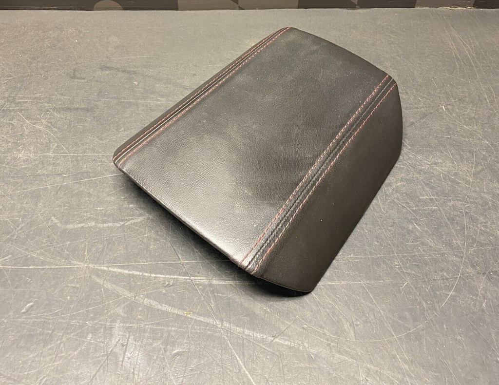 2015 CHEVROLET CAMARO ZL1 OEM CENTER CONSOLE ARM REST RED STITCH USED