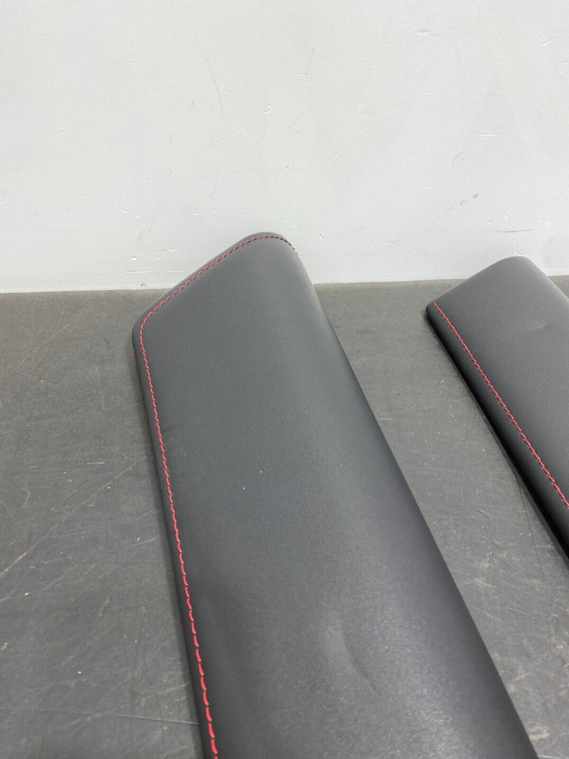2017 SUBARU BRZ FRS 86 OEM UPPER DOOR PANEL ARM REST RED STITCH USED