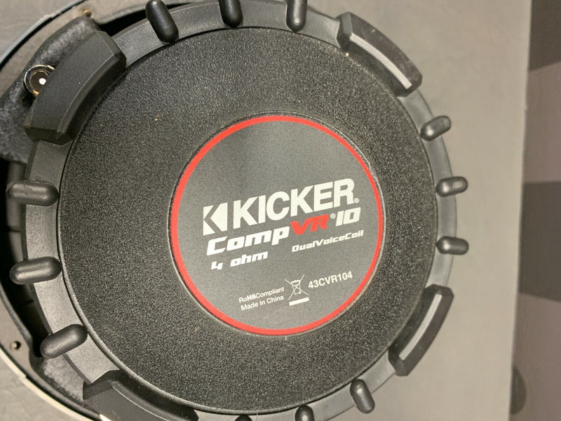 KICKER COMP VR 10 4 OHM SUBWOOFER 43CVR104