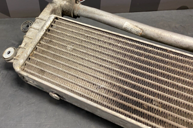 2014 AUDI R8 V10 OEM DRIVER LH ENGINE OIL COOLER ASSEMBLY USED