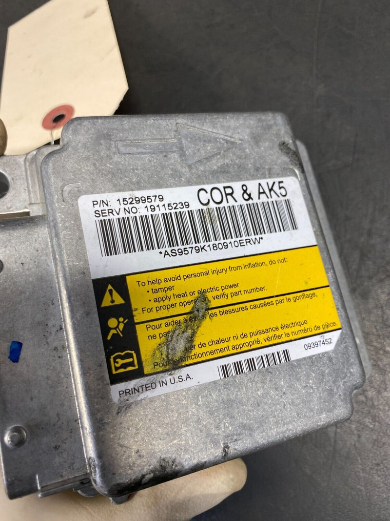 2008 CORVETTE C6 OEM SRS AIR BAG MODULE COMPUTER USED **NO CODES**