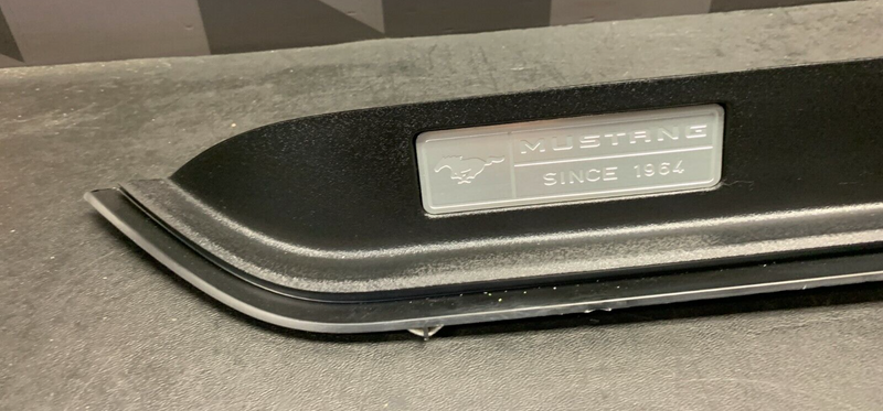2017 FORD MUSTANG GT COUPE OEM PASSENGER DASH PANEL BADGE EMBLEM