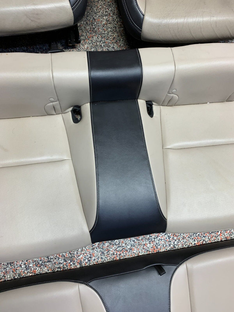 2010 CAMARO SS FRONT REAR LEATHER SEATS TAN/BLACK NICE! USED!