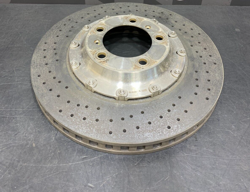 2007 PORSCHE 911 TURBO OEM PASSENGER RH FRONT CARBON CERAMIC BRAKE ROTOR USED