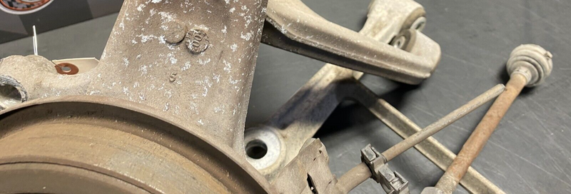 2001 CORVETTE C5 Z06 OEM DRIVER LH REAR SUSPENSION CONTROL ARM KNUCKLE CORNER
