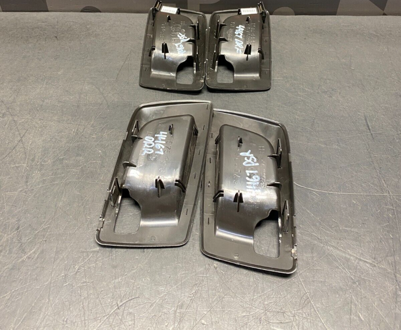 2007 CADILLAC CTS V CTS-V OEM INTERIOR DOOR HANDLE TRIM BEZEL SET OF (4) USED