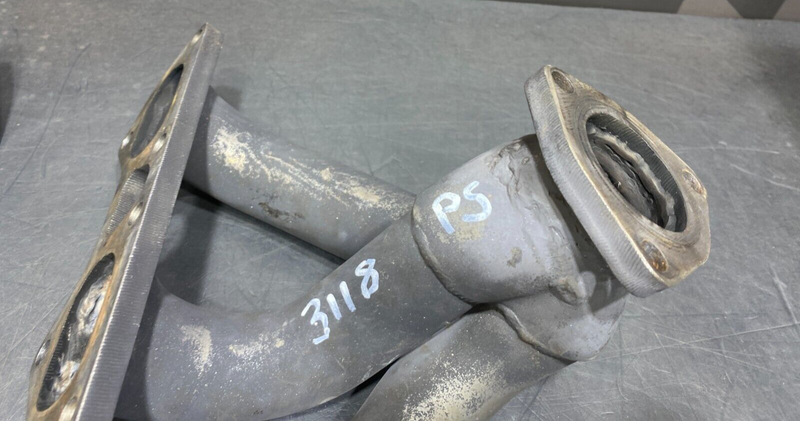 2007 PORSCHE 911 TURBO 997.1 OEM AWE HEADER TURBO EXHAUST MANIFOLD USED **READ**