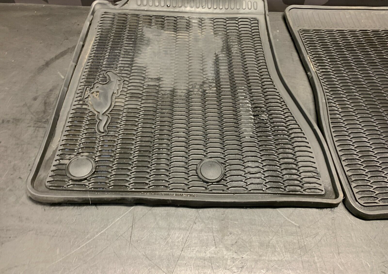 2013 FORD MUSTANG GT OEM RUBBER ALL WEATHER FRONT REAR FLOOR MATS