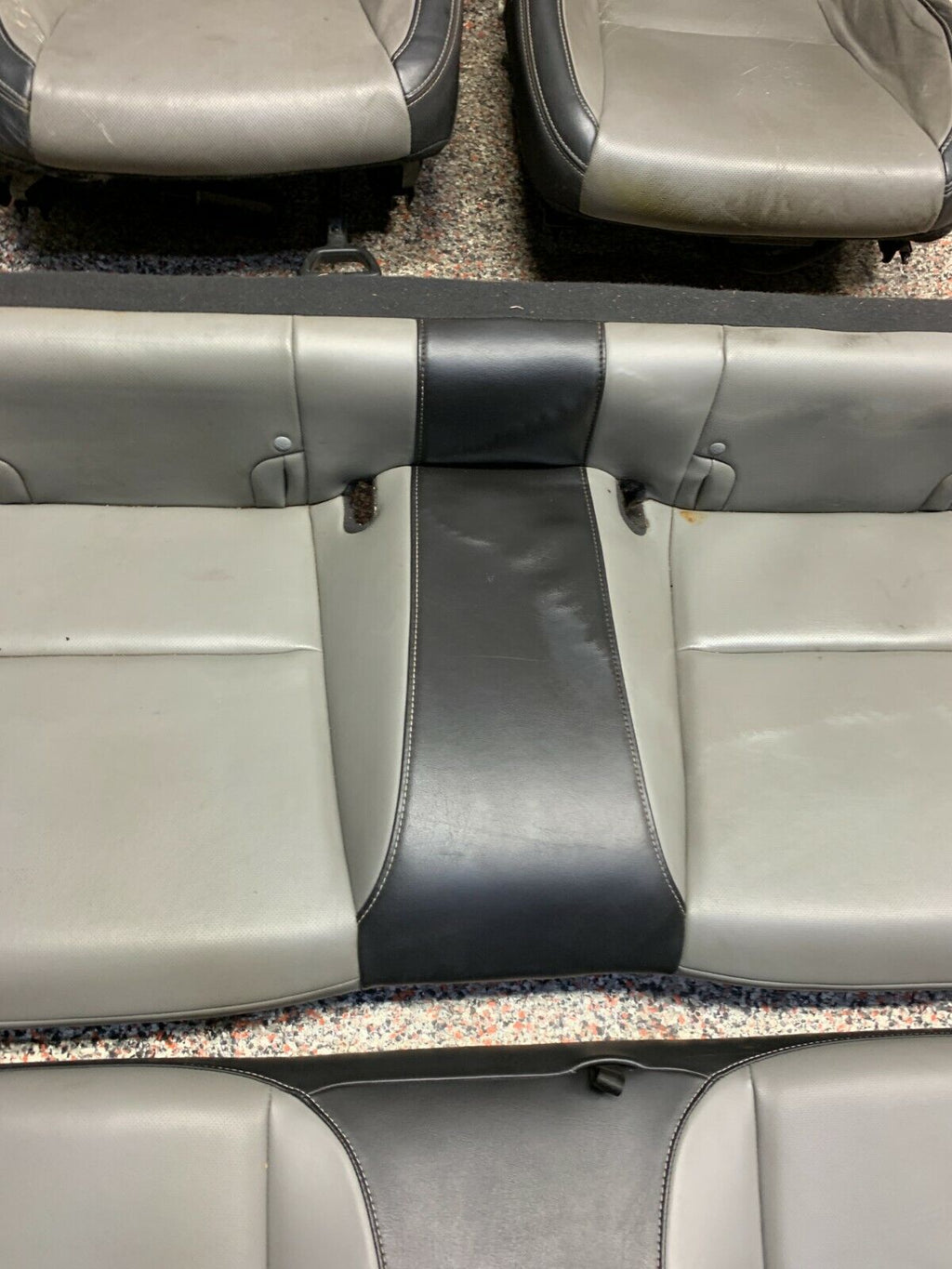 2011 CHEVROLET CAMARO SS OEM GREY LEATHER FRONT REAR SEATS COUPE