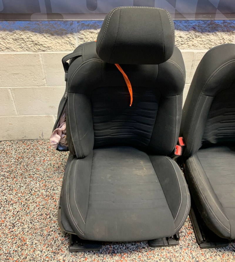2015 FORD MUSTANG GT OEM CLOTH FRONT REAR SEATS -BLOWN BAGS- COUPE