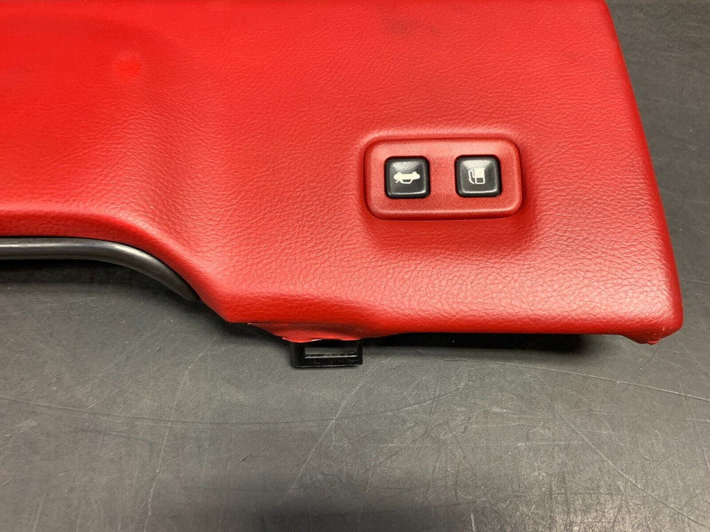 2006 CORVETTE C6 OEM RED DRIVER KNEE LOWER DASH PANEL