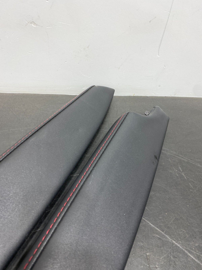 2017 SUBARU BRZ FRS 86 OEM DOOR PANEL ARM REST PAIR DR PS RED STITCH USED
