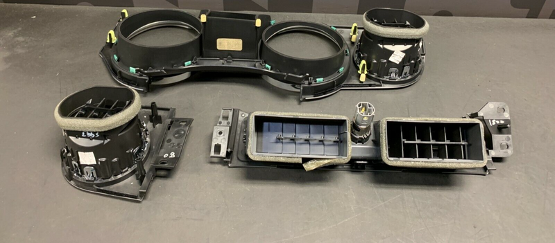 2013 FORD MUSTANG GT OEM GAUGE CLUSTER BEZEL DASH PANEL TRIM SET