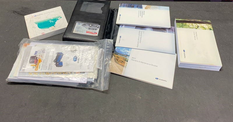 2011 SUBARU WRX STI OEM OWNERS MANUAL SET