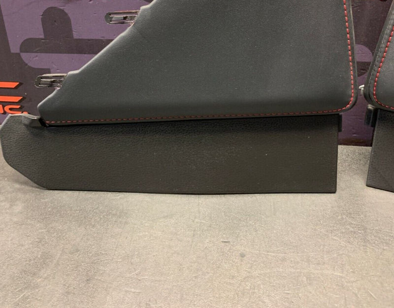 2017 SUBARU BRZ FRS 86 OEM RED STITCHED KNEE PANELS CENTER CONSOLE