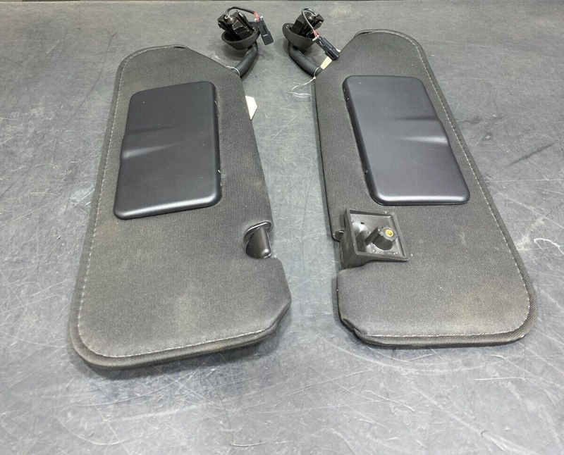 2013 CORVETTE C6 OEM SUNVISORS PAIR DRIVER PASSENGER VISORS USED