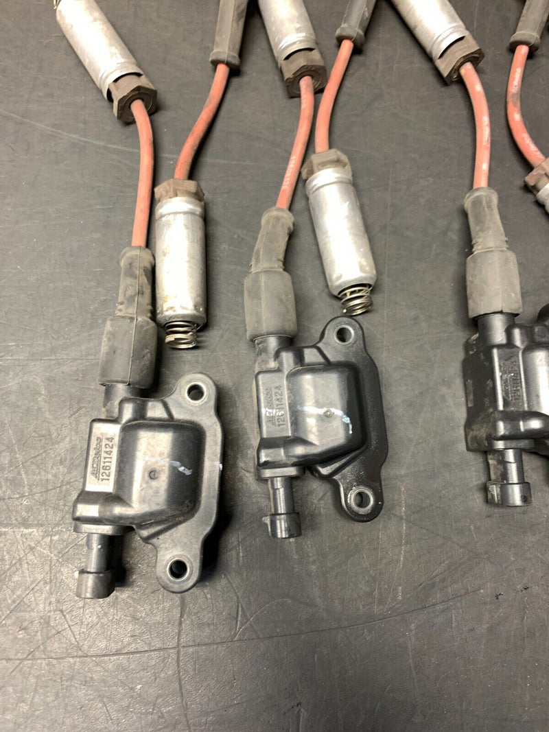 2013 CHEVROLET CAMARO ZL1 OEM COILPACKS WITH WIRES SET OF 4 USED