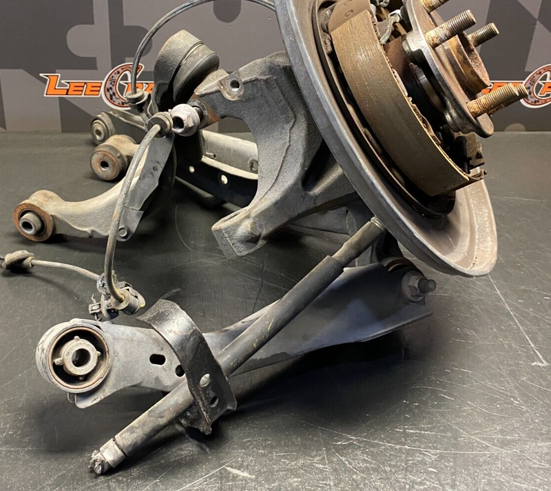 2017 SUBARU BRZ OEM DRIVER REAR LH HUB KNUCKLE CONTROL ARM ASSEMBLY USED