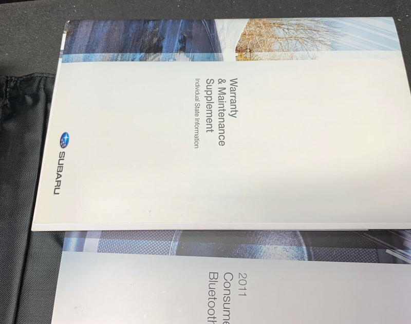 2011 SUBARU WRX STI OEM OWNERS MANUAL SET