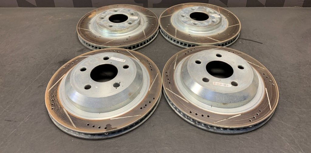 2000 PONTIAC FIREBIRD AFTERMARKET DRILLED SLOTTED FRONT REAR BRAKES BRAKE ROTORS