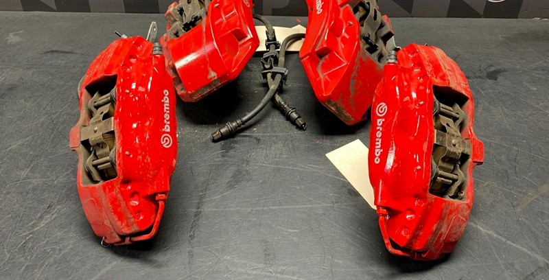 2016 DODGE CHALLENGER SCAT PACK OEM SRT BIG BRAKE CALIPER SET FRONT REAR USED