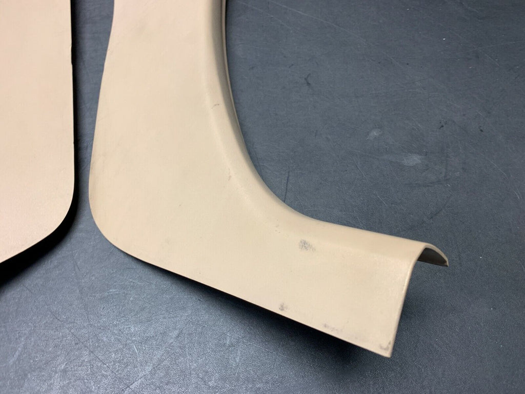 2006 CORVETTE C6 OEM TAN DRIVER PASSENGER LOWER B PILLAR PANELS TRIM