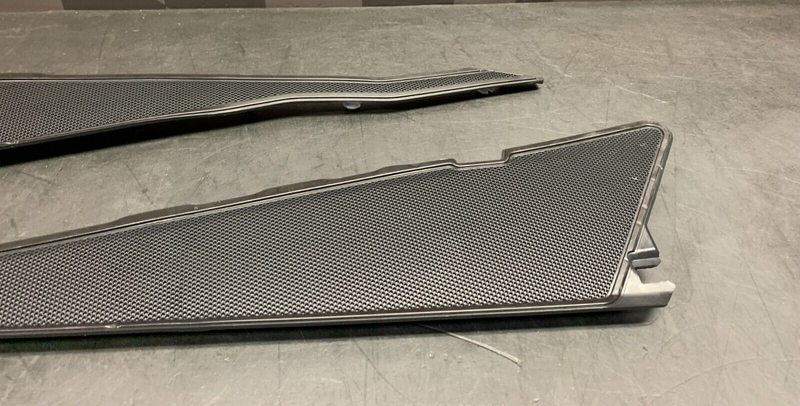 2014 PORSCHE 911 991 GT3 OEM SPEAKER GRILLE SIDE TRIM PANELS