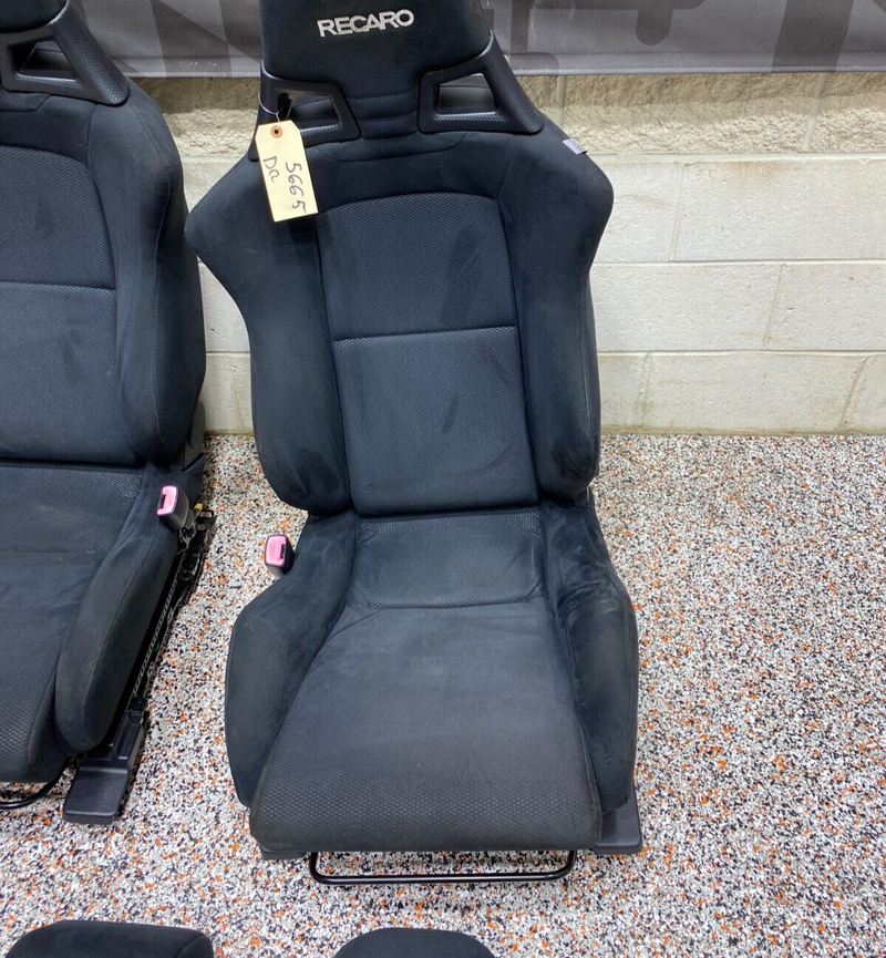 2008 MITSUBISHI EVOLUTION X EVO X OEM RECARO FRONT AND REAR SEAT SET NICE!! USED